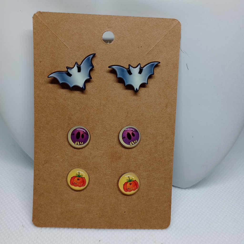 Halloween Earring Set Spooky Charm Festive Casual Fall Gift Party Holiday Creepy